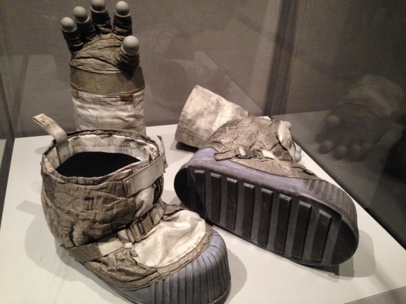 Les bottes qui ont tracées les pas du premier astronaute sur la lune