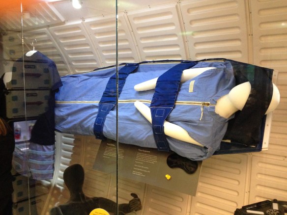 Un lit d'astronaute de Discovery