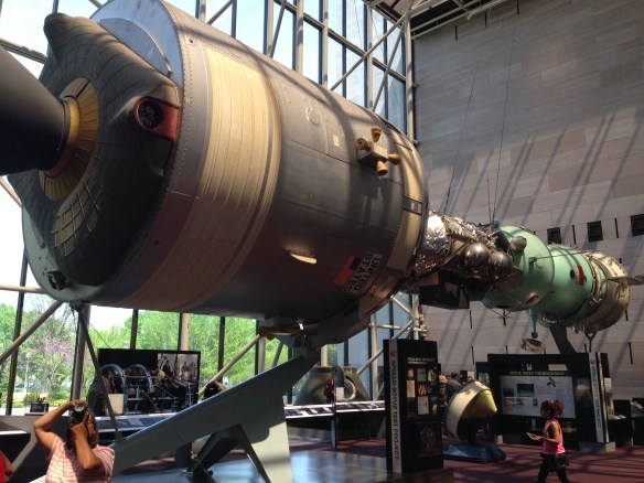 Des capsules américaine et soviétiques amarrées